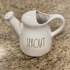Rae Dunn “Sprout” Ceramic Watering Can